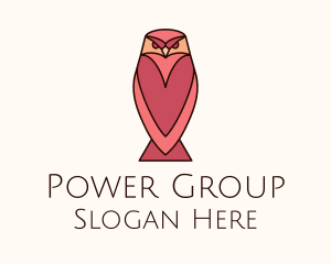 Angry Owl Bird Logo
