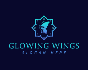 Magical Fairy Wings logo design