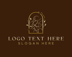 Lingerie - Luxury Sexy Woman logo design