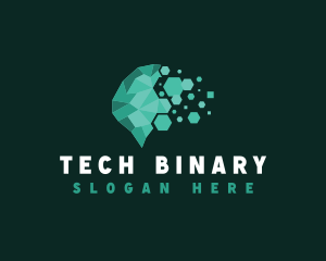 Digital Tech Brain logo design