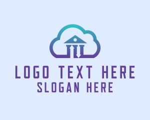 Coding - Cloud Tech Server logo design