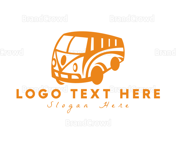 Old Retro Van Transportation Logo