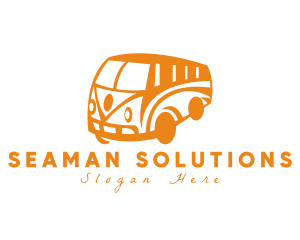 Old Retro Van Transportation Logo