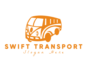 Old Retro Van Transportation logo design