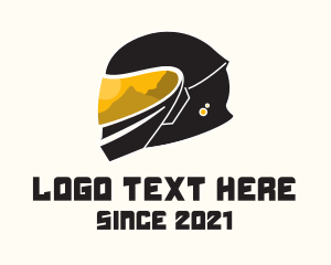 Rider - Safety Gear Helmet logo design