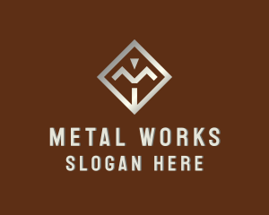 Metal - Industrial Metal Engraving logo design