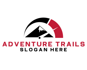 Gauge Outdoor Mountain  logo design