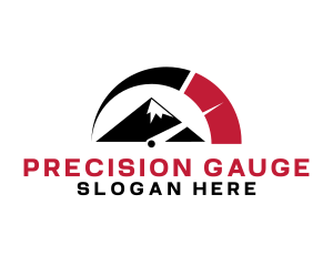 Gauge - Gauge Outdoor Mountain logo design