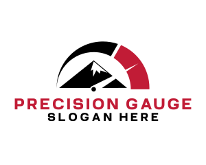 Gauge Outdoor Mountain  logo design