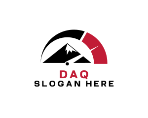 Hiking - Gauge Outdoor Mountain logo design