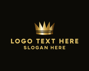 Gold - Royal Crown King logo design