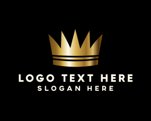 Gold - Royal Crown King logo design