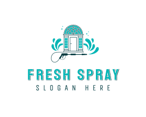 Pressure Washer Spray Gun logo design