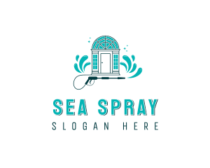 Pressure Washer Spray Gun logo design