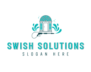 Swish - Pressure Washer Spray Gun logo design