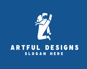 Judo Martial Arts logo design