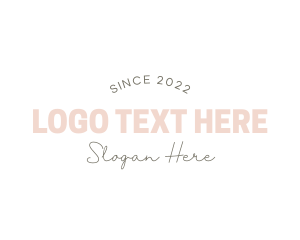 Hobbyist - Clean Feminine Wordmark logo design