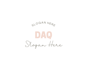 Clean Feminine Wordmark Logo