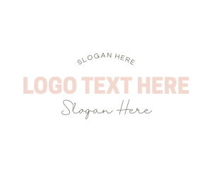 Clean Feminine Wordmark Logo