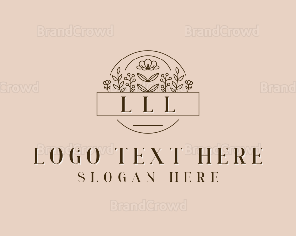 Botanical Garden Wedding Logo