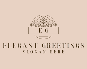 Botanical Garden Wedding logo design