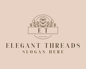 Botanical Garden Wedding logo design