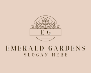 Botanical Garden Wedding logo design