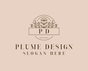 Botanical Garden Wedding logo design