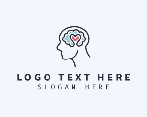 Psi Symbol - Mental Health Brain Therapy logo design