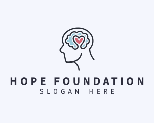 Nonprofit - Mental Health Brain Therapy logo design