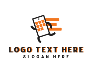 Electronic - Smartphone Fast Gadget logo design