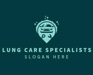 Car Auto Detailing Wrench logo design