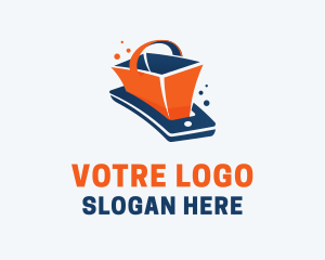Buyer - Online Shopping Mobile logo design