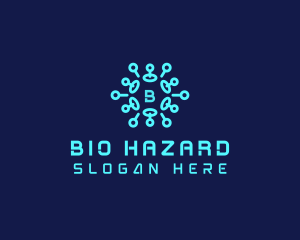 Pathogen - Germs Vitus Bacteria logo design