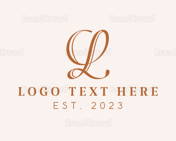 Fashion Beauty Letter L Logo