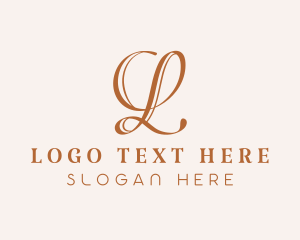 Fashion Beauty Letter L Logo