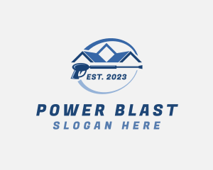 Power Wash Home Cleaning logo design