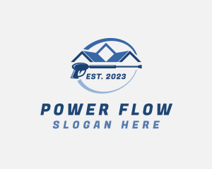 Power Wash Home Cleaning logo design