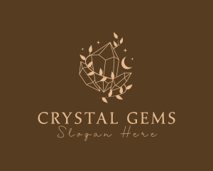 Glamorous Crystal Jewelry logo design