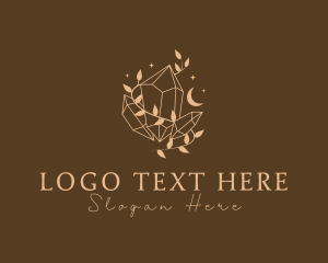 Crystal - Glamorous Crystal Jewelry logo design