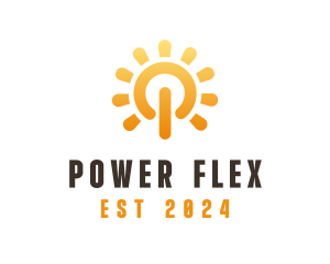 Solar Power Switch  logo design