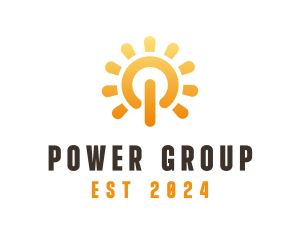 Solar Power Switch  logo design