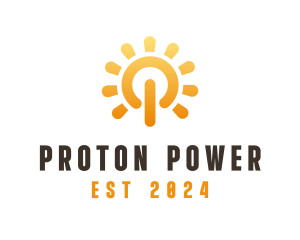 Solar Power Switch  logo design