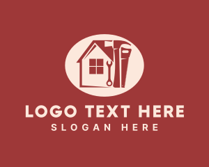 Tradesman - House Handyman Tools logo design