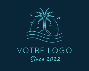 Coast - Sunset Island Beach Resort logo design