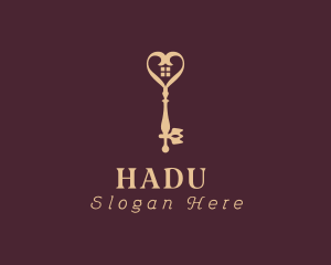 Jewelry Shop - Heart House Key logo design