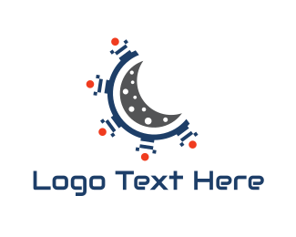 Moon Spaceship Logo Brandcrowd Logo Maker