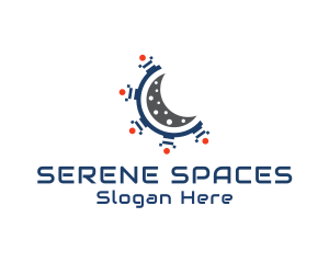 Moon Space Technology logo design