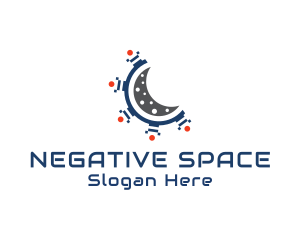 Moon Space Technology logo design