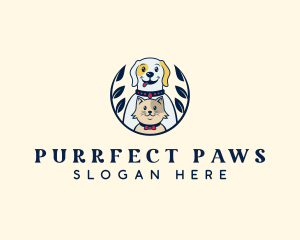 Dog Cat Veterinary  logo design